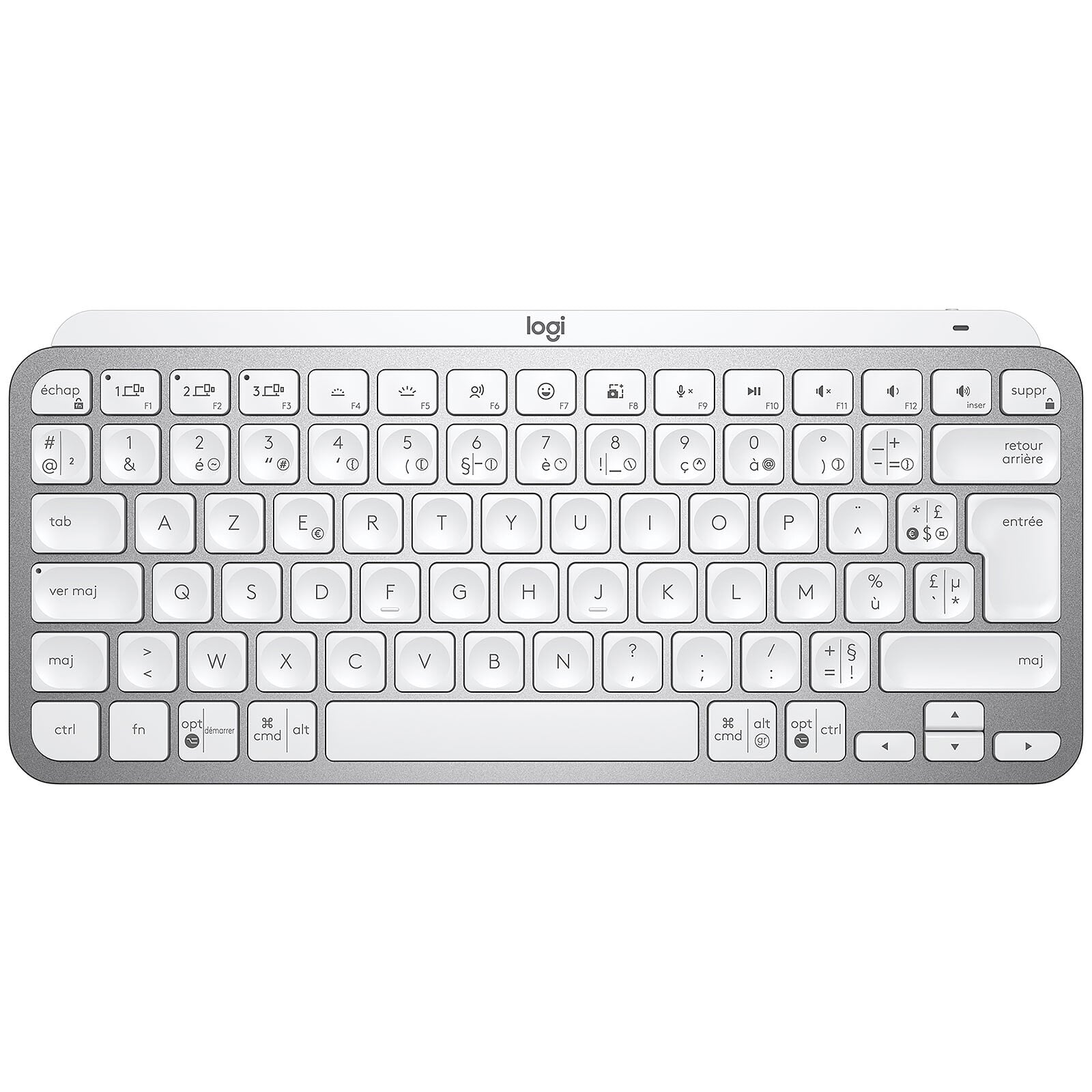 LOGI MX Keys Mini Wireless PALE GREY(FR)