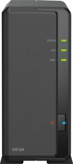 SYNOLOGY DS124 1-Bay NAS RTD1619B 1GB
