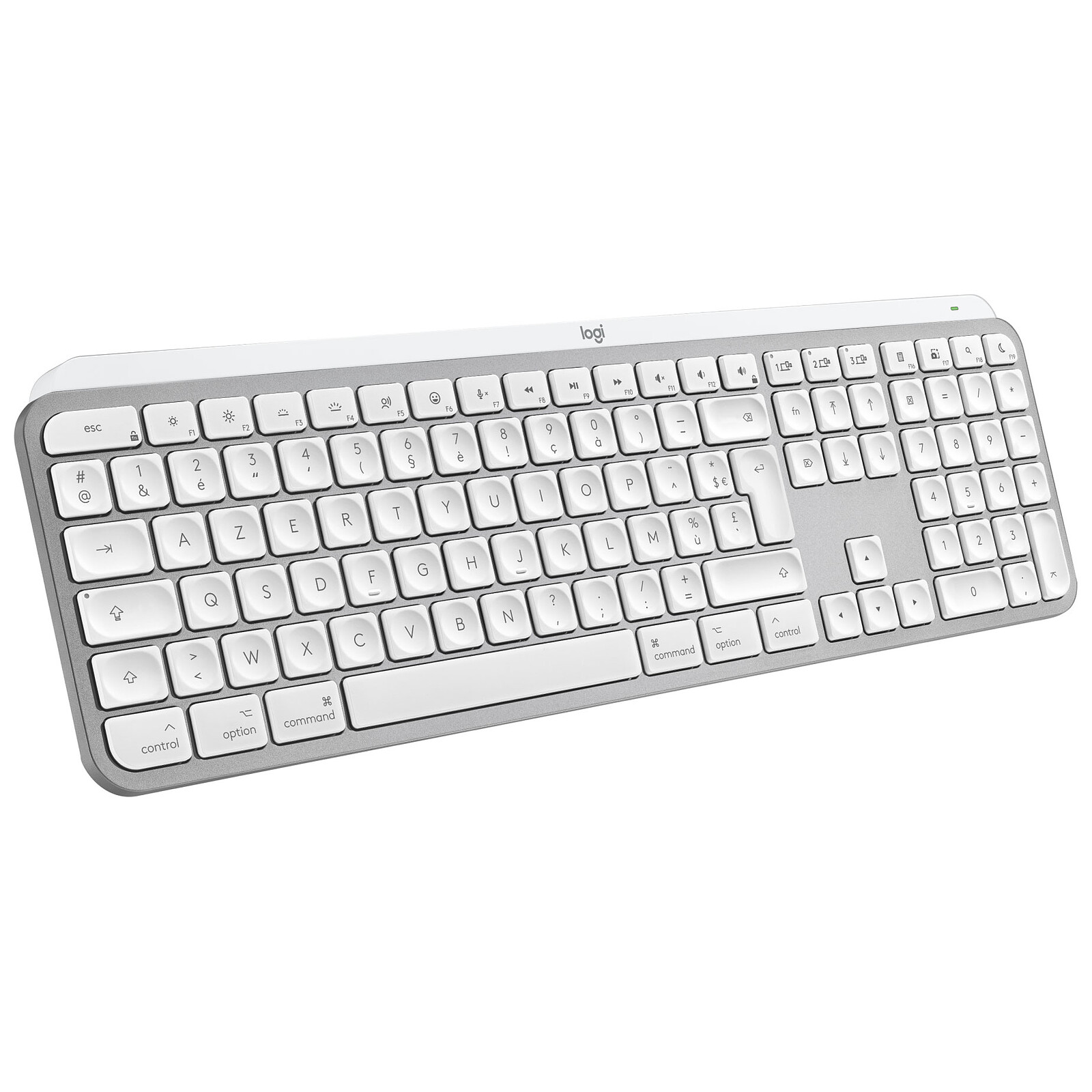 LOGI MX Keys S for Mac - Pale Grey (FR)