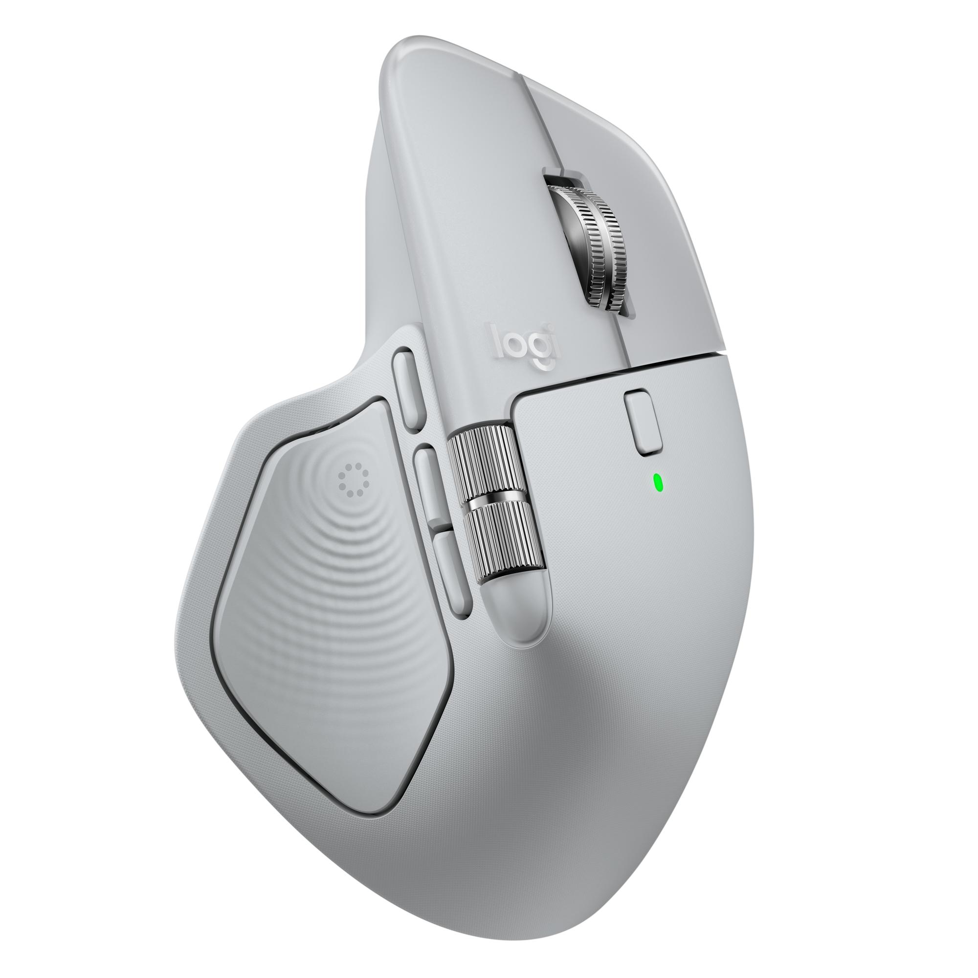 LOGI MX Master 4 Mouse Pale Grey