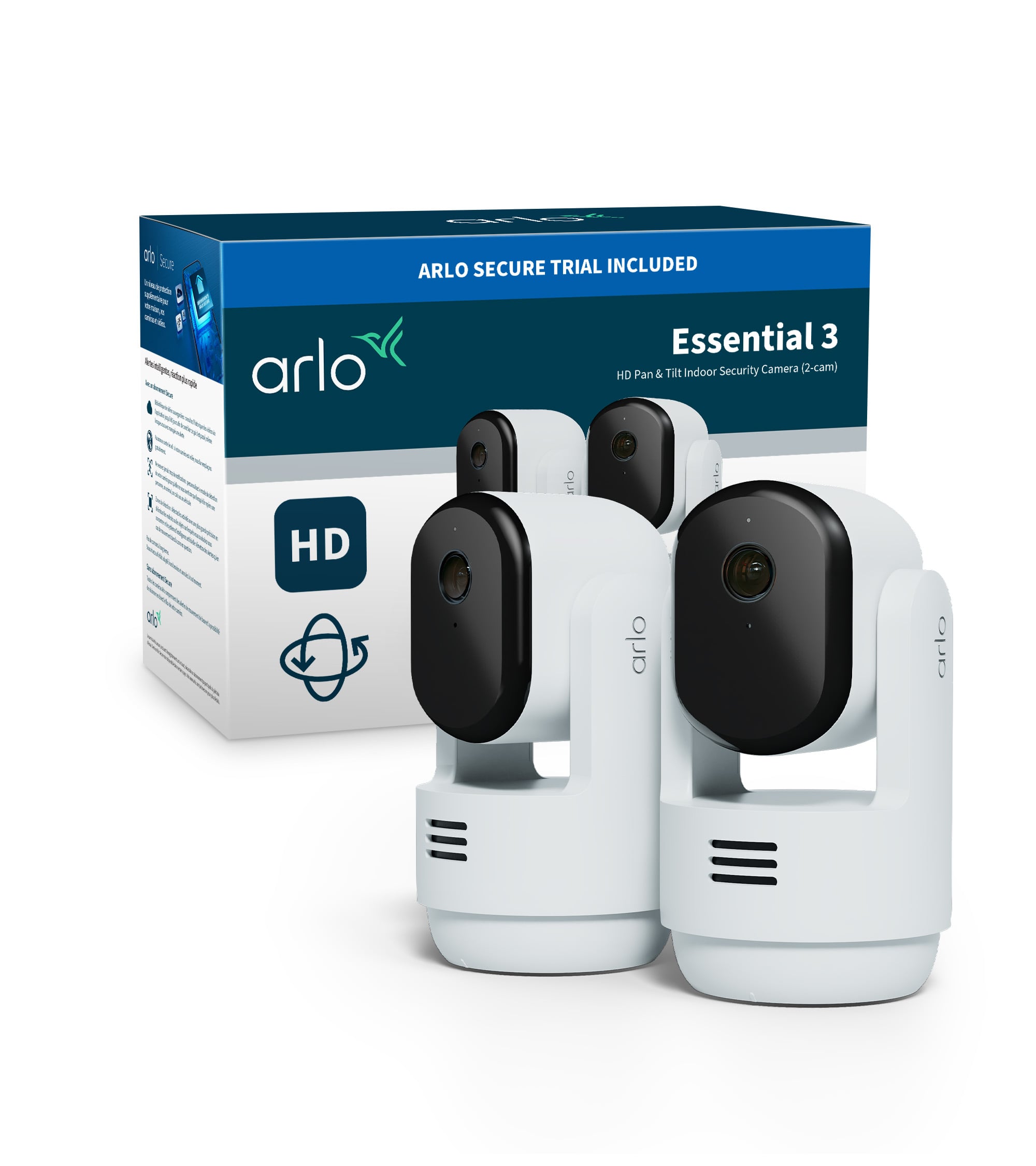 ARLO Essential 3 HD PTZ Indoor Sec Cam