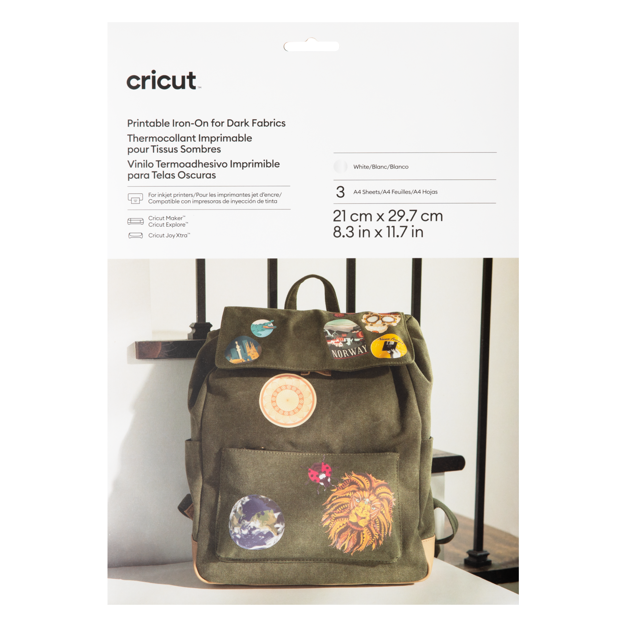 CRICUT Printable Iron-On for Dark Fabric