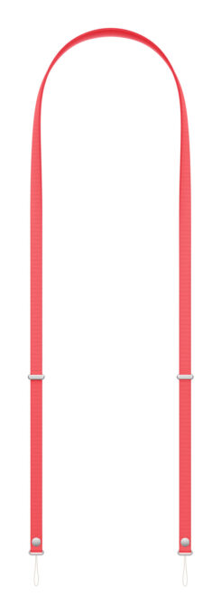 APPLE Crossbody Strap - Bright Guava