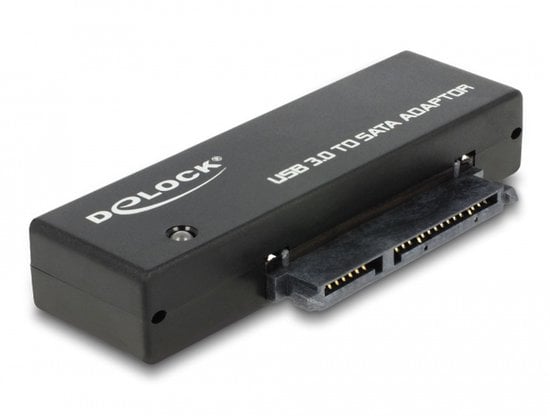 DeLOCK 62486 tussenstuk voor kabels USB3.0 SATA III Zwart