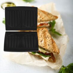 SET BAKPLATEN GESCHIKT VOOR CROQUE SANDWICH EN TOSTI BEREIDING