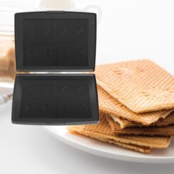 SET BAKPLATEN VOOR FRANSE GAUFRETTES / GESCHIKT VOOR HET MAKEN VANFRANSE WAFELTJES