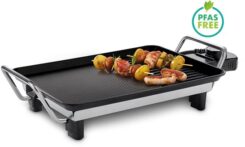 GT 1075 GRILL & TEPPANYAKI IN 1 / 28CM BAKOPPERVLAK / COMBINATIE VANGRILL EN TEPPANYAKI