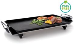 GT 1375 GRILL & TEPPANYAKI IN 1 / 48CM BREDE BAKPLAAT VOOR GRILLEN ENTEPPANYAKI GERECHTEN