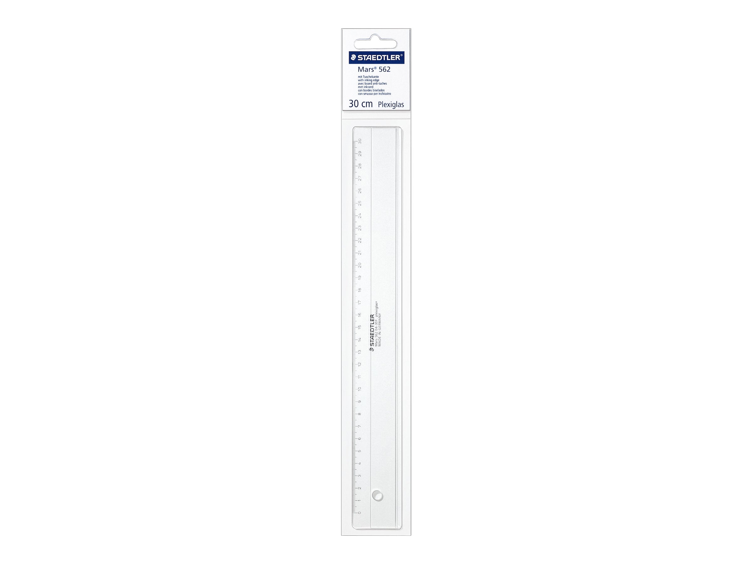 Staedtler 562 04-30F lineaal Bureauliniaal 300 mm Transparant 1 stuk(s)