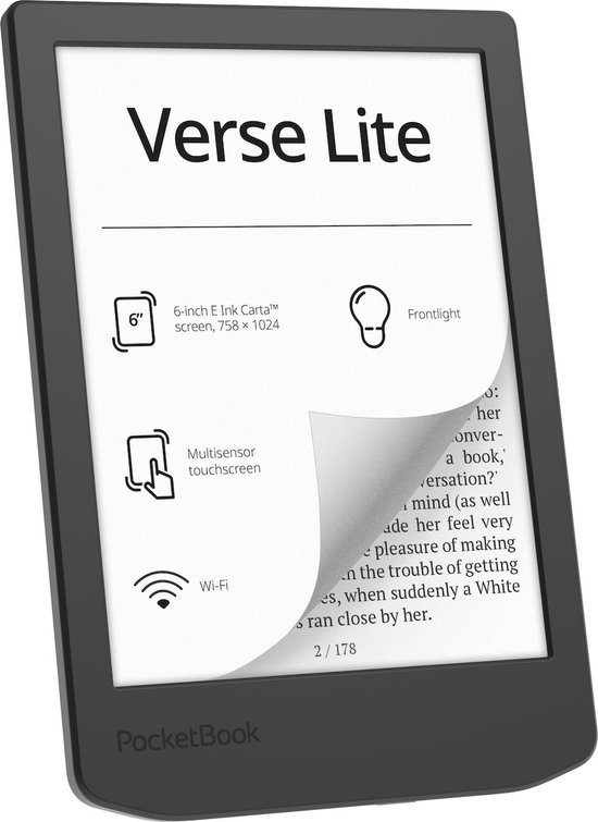 PocketBook Verse Lite - Midnight Grey