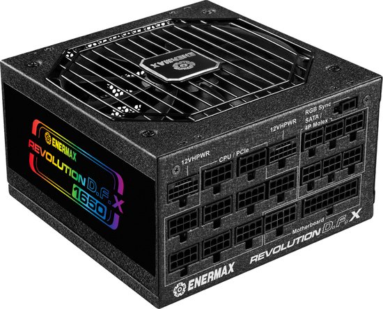 Enermax ERT1650EWT power supply unit 1650 W 20+4 pin ATX ATX Zwart
