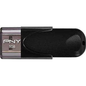 PNY Attaché 4 USB flash drive 8 GB USB Type-A 2.0 Zwart