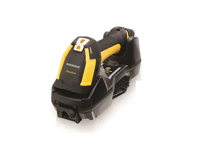 Datalogic PM9600-SR433RBK10 barcode-lezer Draagbare streepjescodelezer 1D/2D Laser Zwart, Geel