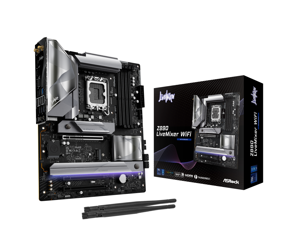 Asrock Z890 LiveMixer WiFi Intel Z890 LGA 1851 (Socket V1) ATX
