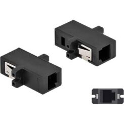 DeLOCK 87933 glasvezeladapter MT-RJ/MT-RJ 1 stuk(s) Zwart
