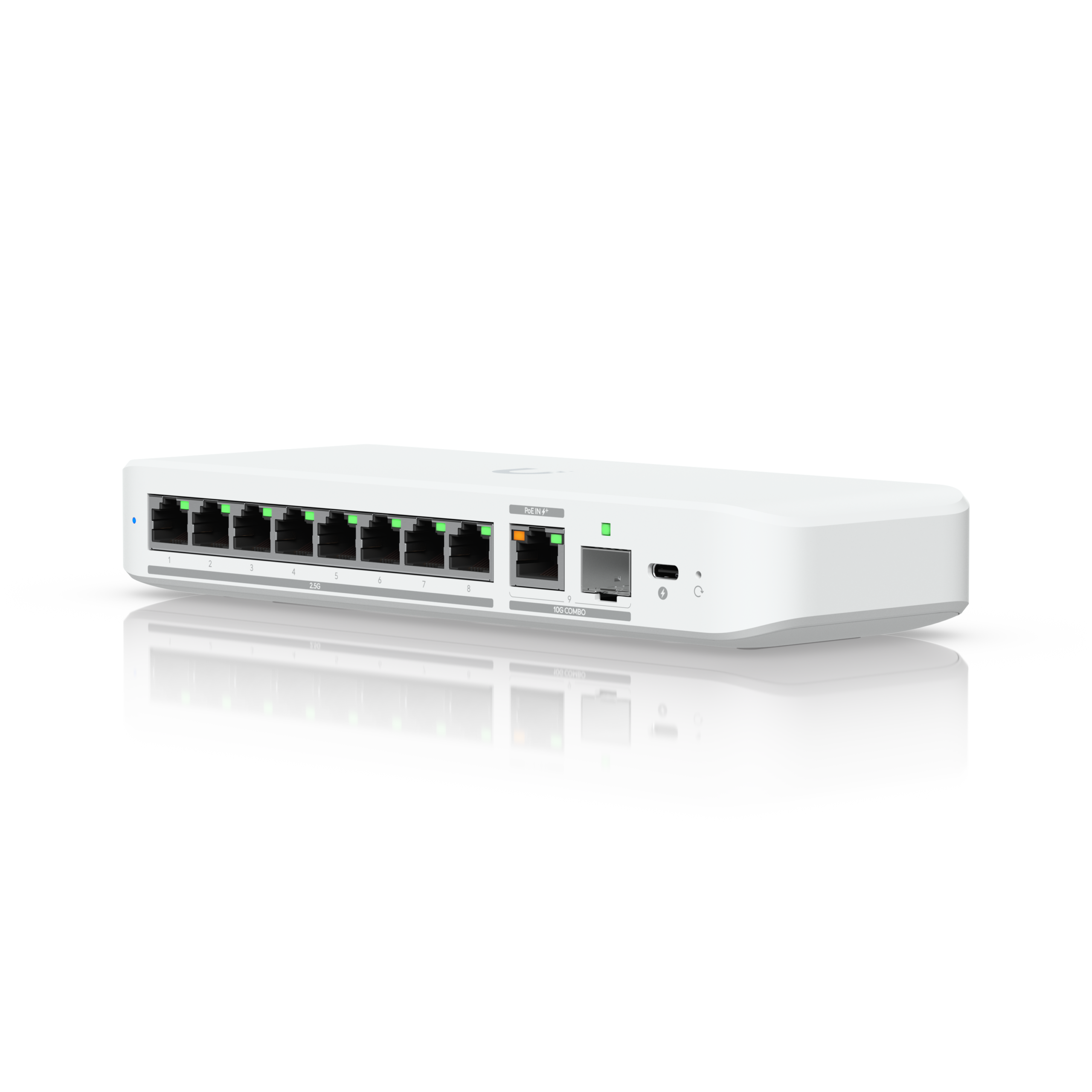 Ubiquiti UniFi Flex 2.5G Managed L2 2.5G Ethernet (100/1000/2500) Bureaublad-/wandmontage Wit