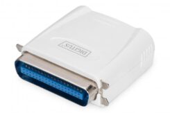 DIGITUS Parallel Print Server - 1-Port 1x RJ45 - 1x DB-36-pin male Centronics
