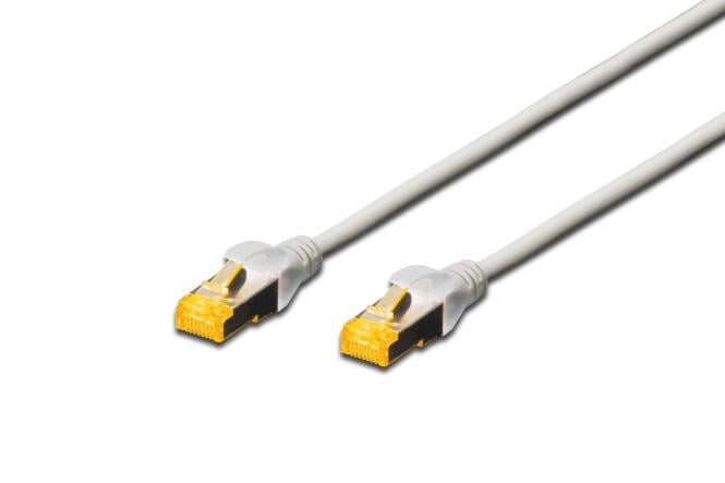 DIGITUS CAT 6A S-FTP patch cord - Cu - LSZH AWG 26/7 - length 10 m - Grey
