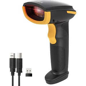 inateck Barcodescanner 21 AI Black/Yellow Kit Wireless 1D