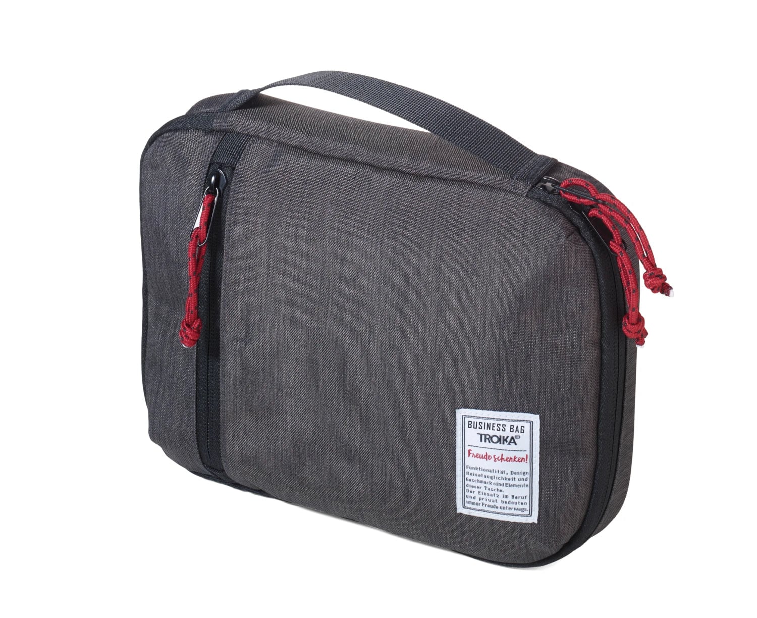 TROIKA BUSINESS TECH POUCH persoonlijke organizer Polyester Zwart, Grijs