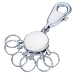 TROIKA Patent Sleutelhanger Zilver