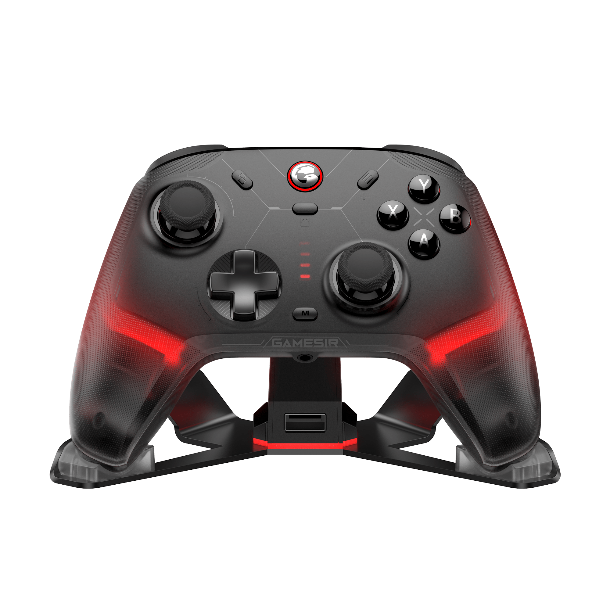GameSir Cyclone2 BDL-BK Zwart Bluetooth/RF/USB Gamepad Analoog/digitaal Android, Nintendo Switch, PC, iOS