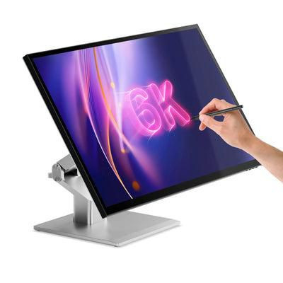 ALOGIC 32C6KPDTF computer monitor 81,3 cm (32) 6016 x 3384 Pixels 6K Ultra HD LED Touchscreen Multi-gebruiker Zilver, Zwart