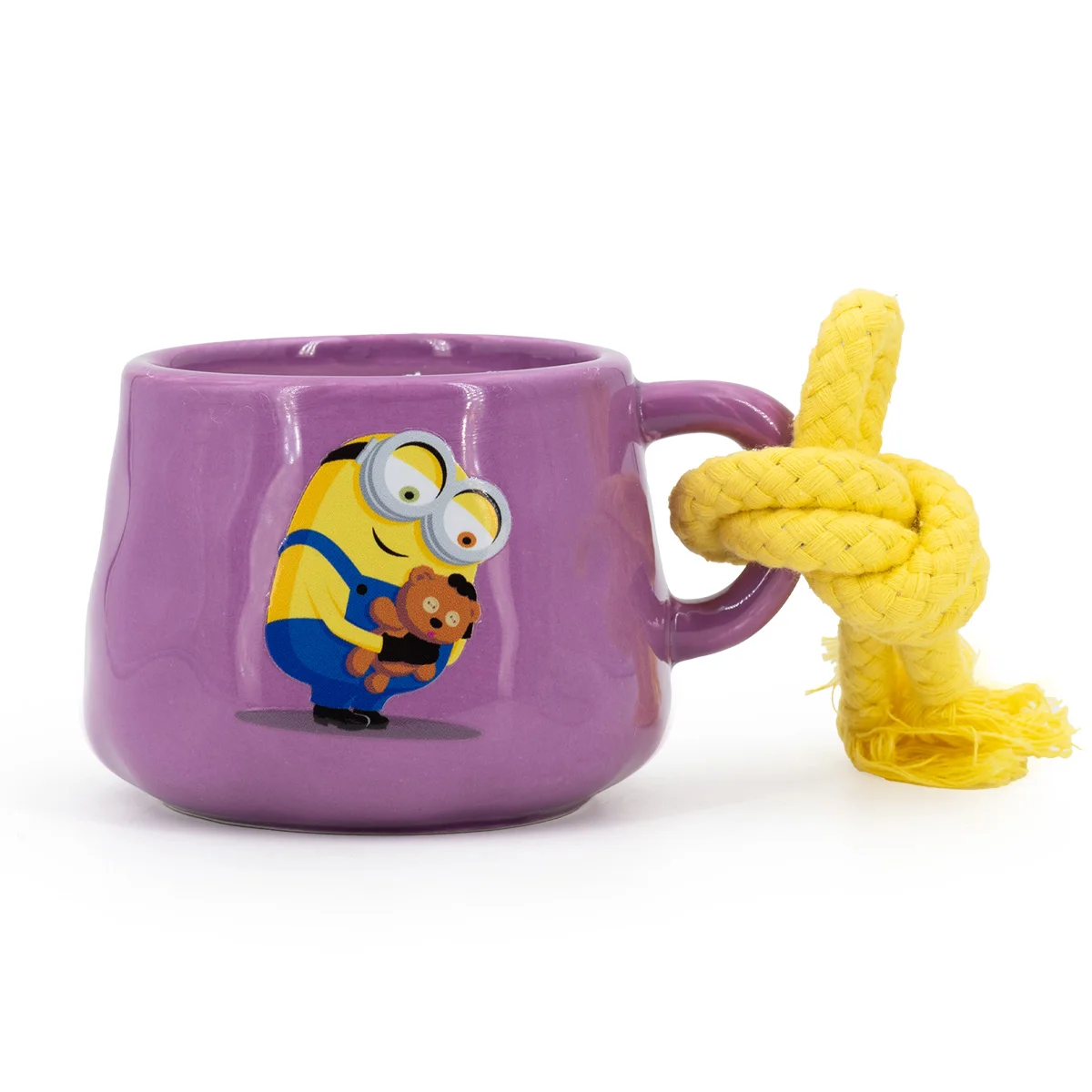Duftkerze Minions in Tasse met Kordel Bob & Tim - 200g