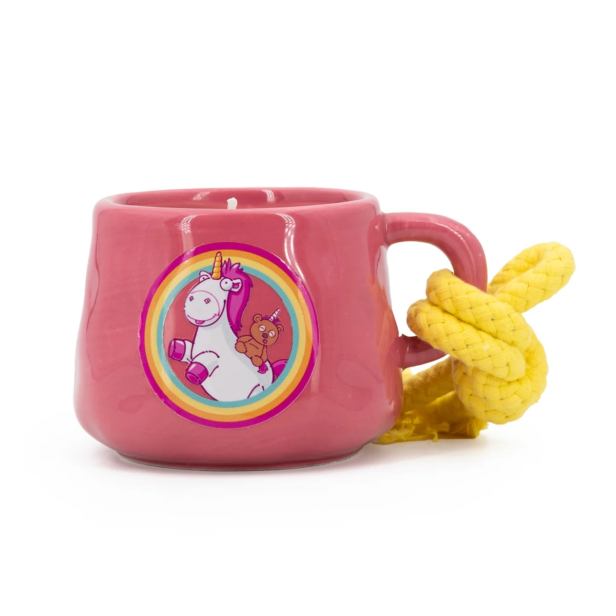 Duftkerze Minions in Tasse met Kordel Fluffy - 200g