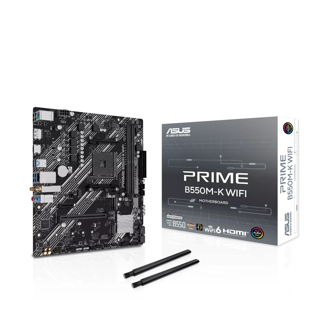 ASUS PRIME B550M-K (WI-FI) (AMD,AM4,DDR4,mAT)