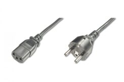 DIGITUS Power Cord - CEE 7/7 (Typ-F) - C13 M/F - H05 VV F3G - 0.75qmm - 250V/10A - 1.8 Meter