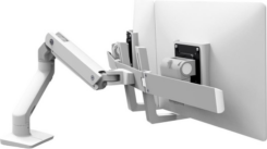 ERGOTRON HX Desk Dual Monitor Arm - Two Monitor Mount - Max. 32 inch screen - White