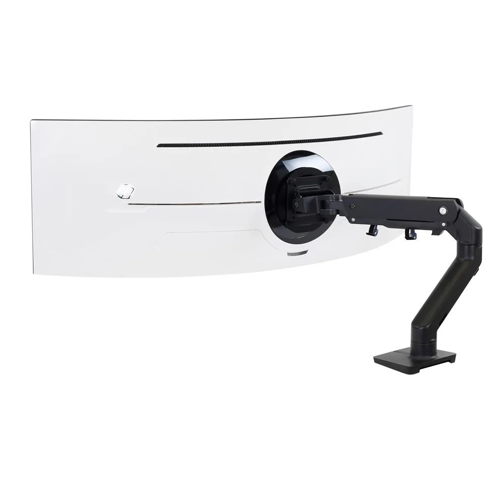 ERGOTRON HX Desk Monitor Arm - HD Pivot - Max. 49 inch screen - Matte Black