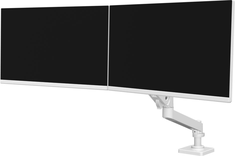 ERGOTRON LX Pro Desk Dual Direct Arm - Two Monitor Mount - Max. 27 inch screen - White