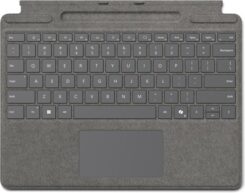 MICROSOFT Surface Pro Type Cover - Keyboard w/ PenStor - QWERTY - Platinum