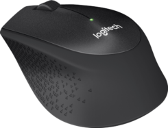 LOGITECH M330 Silent Plus Wireless Mouse - Black
