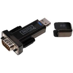 DIGITUS USB 2.0 to serial Converter - DSUB 9M incl. USB A Cable 80cm - FTDI chipset