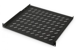 DIGITUS 1U fixed shelf for racks from 600 mm depth