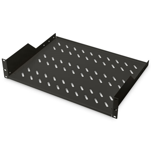 DIGITUS 2U fixed shelf for racks from 450 mm depth