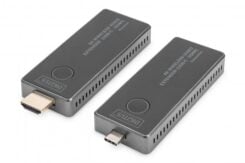 DIGITUS 4K Wireless AV Extender Set - 30m - USB-C - HDMI