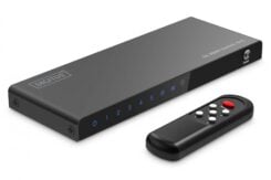 DIGITUS 5x1 HDMI Switch - 4K - 60Hz - HDCP 2.2 - Black