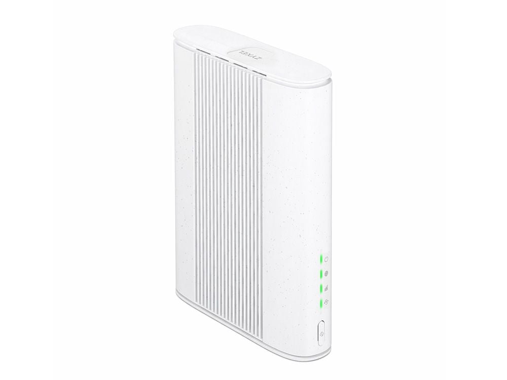 ZYXEL AX3000 WiFi 6 - 5G NR Indoor Router - Standalone/Nebula  - 1 x GB LAN - 1 x GB WAN/LAN - White