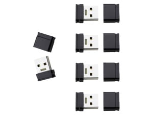 INTENSO USB FLASH DRIVE 2.0 / 64GB / MICRO LINE / 5 STUKS VERPAKKING