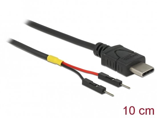 DeLOCK 85418 USB-kabel 0,1 m USB C Zwart