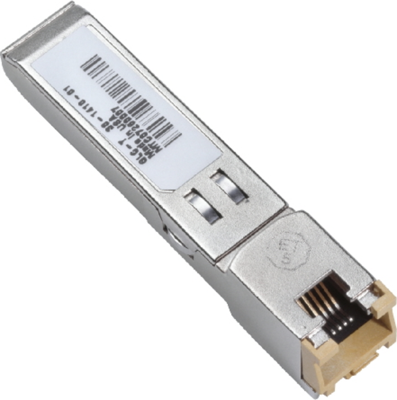 1000BASE-T SFP/transcr module f Cat 5 cw