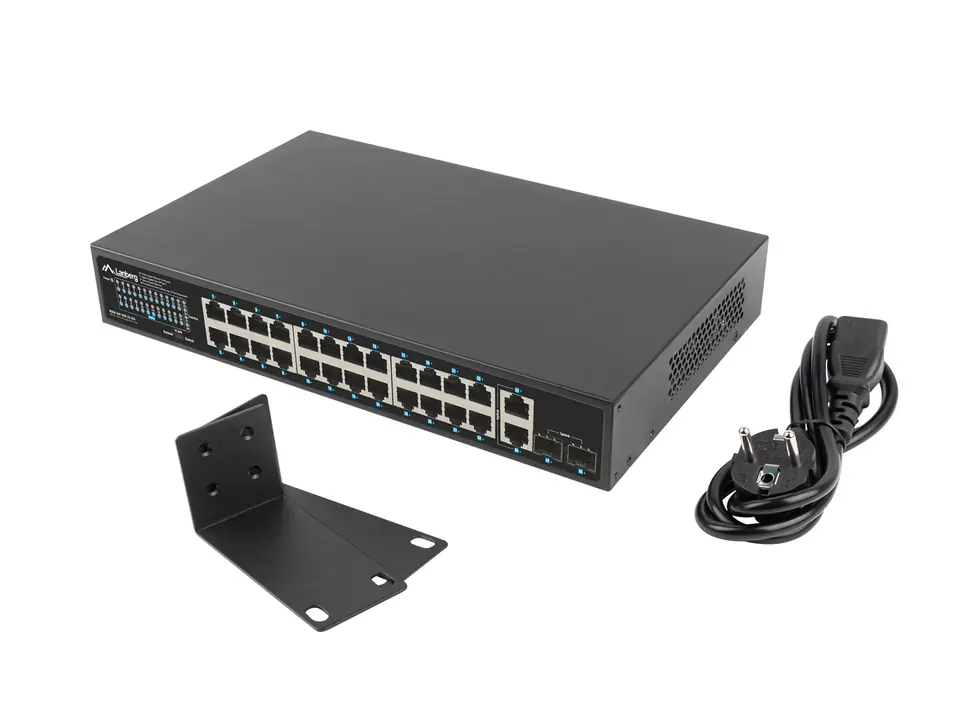Lanberg RSGE-24P-2GE-2S-250 netwerk-switch Unmanaged