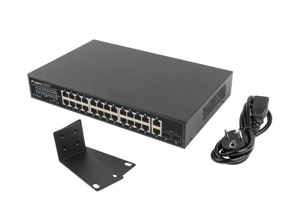 Lanberg RSGE-24P-2GE-2S-360 netwerk-switch Unmanaged