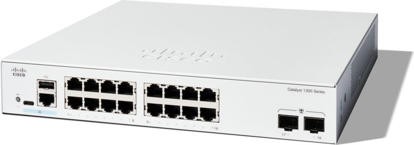 Catalyst 1300 16p GE 2x1G SFP