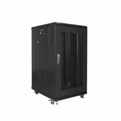 Lanberg FF01-6822-23B rack 22U Vrijstaande rek Zwart