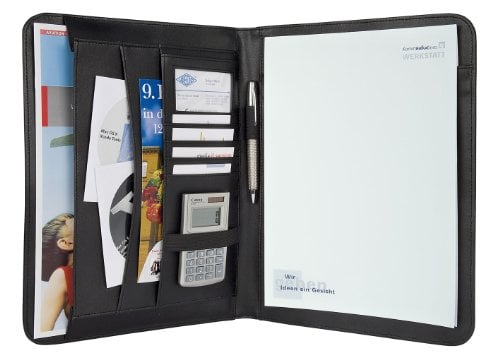 Wedo 58 5401 persoonlijke organizer Leer, Nylon Zwart